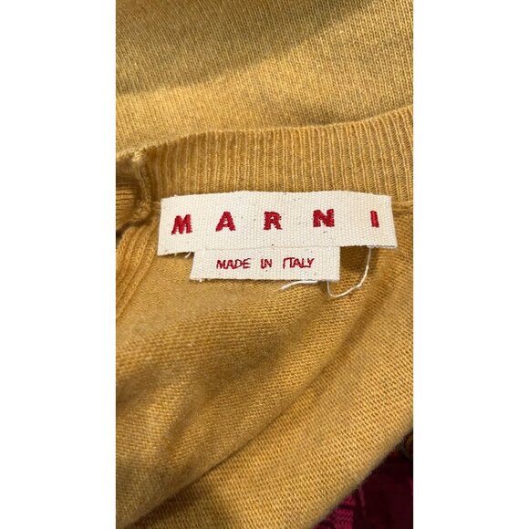 MARNI COLORBLOCK CASHMERE CARDIGAN - Picture 9 of 9